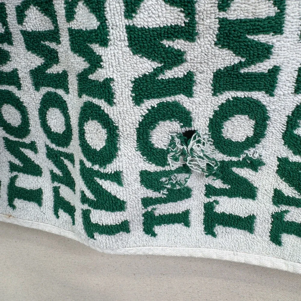 Vintage 1994 US Open Oakmont County Club Golf Towel Green White PGA Decor